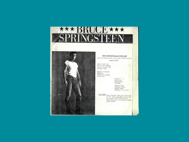 Bruce Springsteen - LIVE AT THE BRENDON BRYNE ARENA, AUGUST …